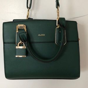 Green Aldo Rugged Satchel